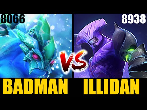 Dota 2 - (8066) BADMAN Vs ILLIDAN (8938) Morphling vs Faceless Void , Rated Game