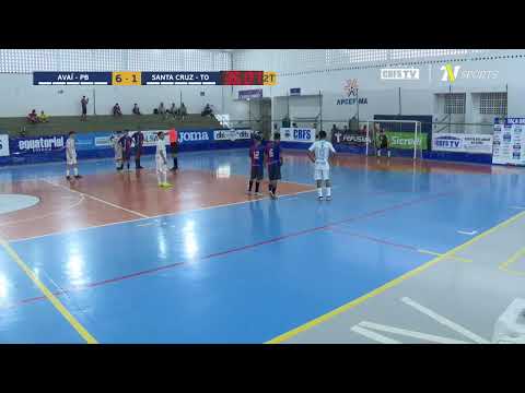 AVAÍ (PB) x SANTA CRUZ (TO) - TAÇA BRASIL FUTSAL SUB 17 - DIA 2