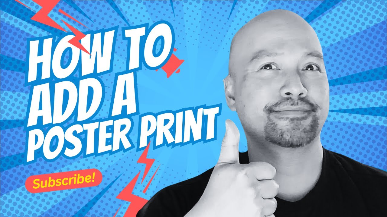 How to Add a Poster Print to My Printful Quick Store | Episode 7