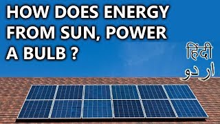 1- How Does Energy From The Sun Power a Bulb | Animated Video Tutorial