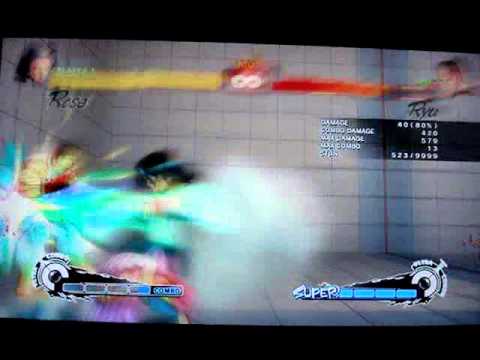 Super Street Fighter 4 - Some  Rose Combos 4 fun