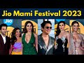 Vijay Tara Sutaria Elnaaz Rajkumar Nikki Tamboli At The Red Carpet At Jio Mami Festival 2023