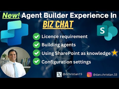 New! Agent Builder Experience in Biz Chat