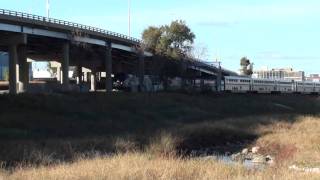 preview picture of video 'Amtrak Emprire Builder 7 Westbound at Wauwatosa, WI - 10/21/10'