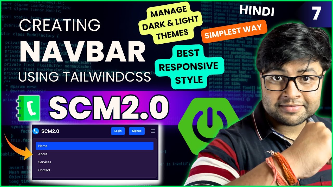 Creating a Responsive Navbar with Tailwind CSS for Dark and Light ...