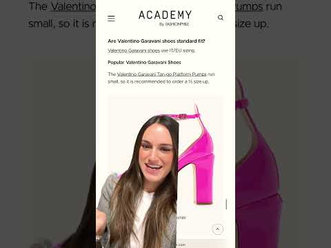 How to shop and find the right designer shoe size