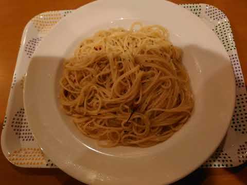 日本文化学科 ベルジュエーワンでペペロンチーノを食す