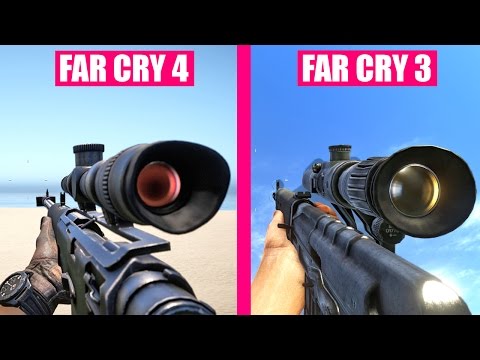 Far Cry 4 vs Far Cry 3 - Weapons Comparison