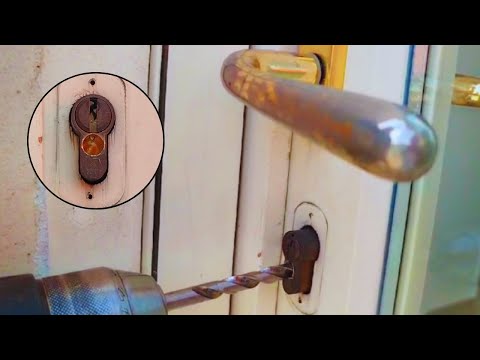Aprire Porta Senza Chiave: Chiave SMARRITA Tutorial Foratura CILINDRO