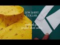 How To Sew A Shirt Collar Sewing A CollarTechnique For Beginners Shirt Collar Stitching 27