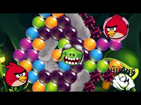 AB POP Angry Birds Level 349-351 game play hard level Win Win with high score!