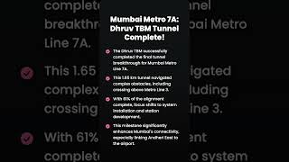 Mumbai Metro Line 7A: Dhruv TBM Tunnel Breakthrough Complete!