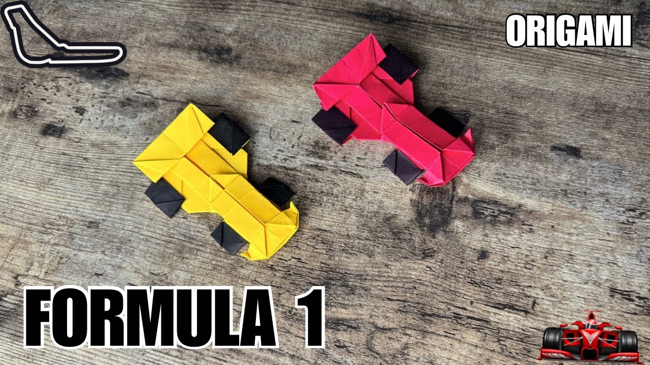 Origami F1 Car 🏎️ | Step by Step Tutorial | Design by Muneji Fuchimoto