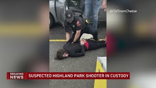 Man in custody after Highland Park parade mass shooting