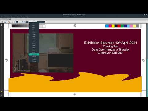 Scribus Invite and Booklett by G A Parris