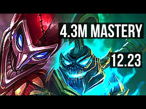 SHACO vs HECARIM (JNG) | 4.3M mastery, 7/1/12, 1500+ games, Dominating | EUW Master | 12.23