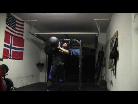 Desert Strength - Scott Porter - 175 lb. Monster Dumbbell x 7