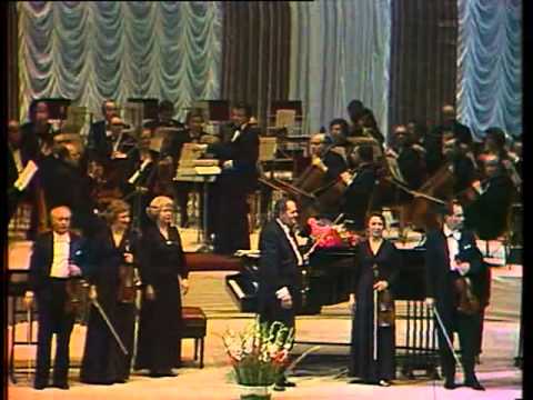 Anniversary concert violin ensemble of the Bolshoi Theatre