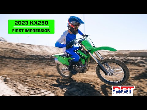 2023 Kawasaki KX250 First Ride | Dirt Bike Test Riding Impression