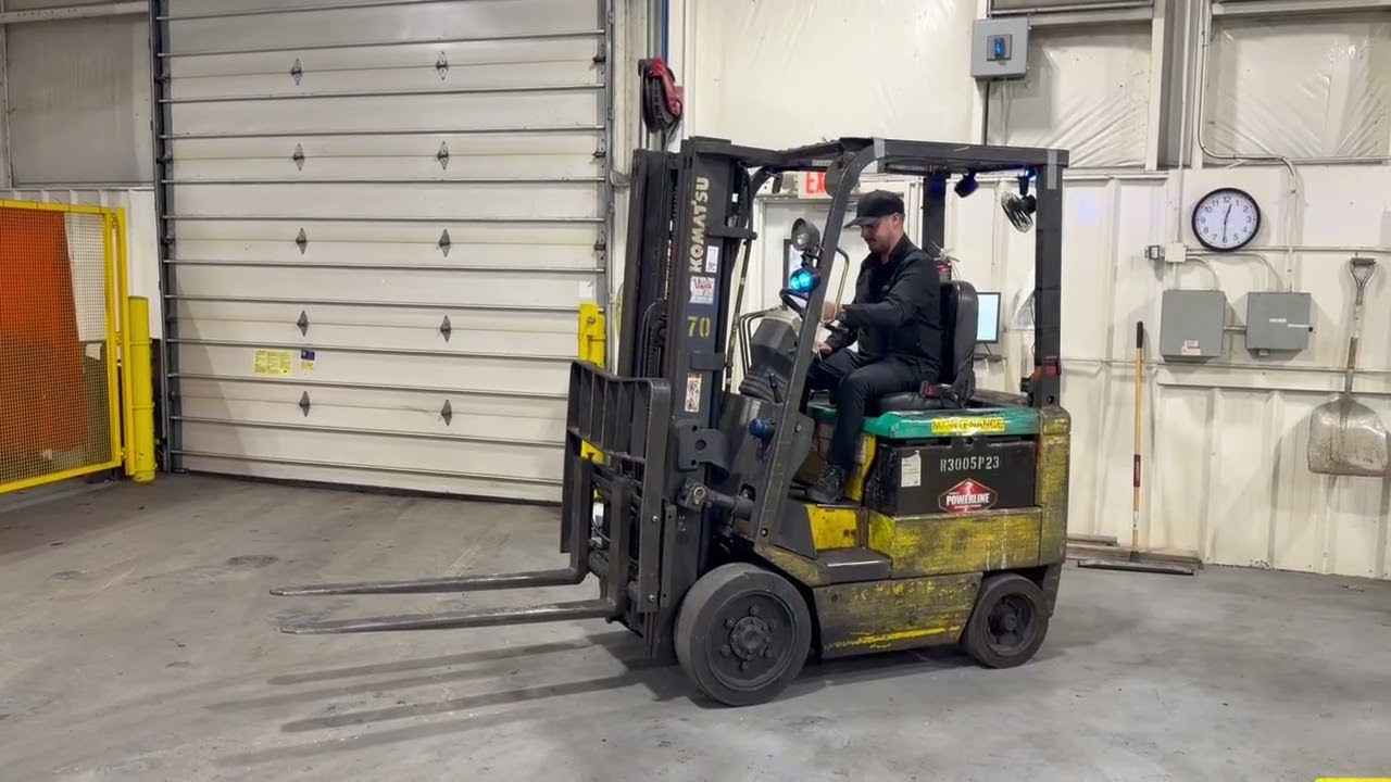 Komatsu FB25SH-5 Electric Forklift 4,160 lb Capacity | Lot 5055 | Rangerbid