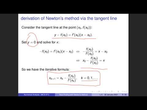 Root Finding with Newton's Method