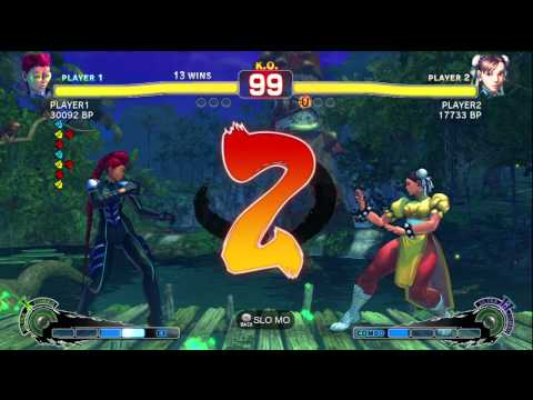 RZR Latif [Viper] vs Player2 [Chun] SSF4 Endless Battle Matches - Xbox Live - TRUE-HD