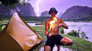 I Survived a Thunderstorm 🇻🇳 | Cắm Trại Giữa Cơn Bão