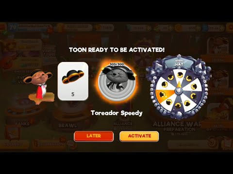Activate Toreador Speedy in looney Tunes WOM World Of Mayhem with no $