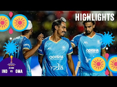 FIH Hockey Men's Junior World Cup 2025 Tamil Nadu: Game 16 - Highlights: India vs Oman