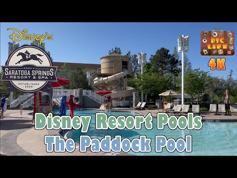 Disney World Resort Pools | The Paddock | Saratoga Springs | 4k