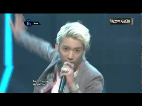 120405 Mnet M!CountDown B1A4-Baby I'm Sorry