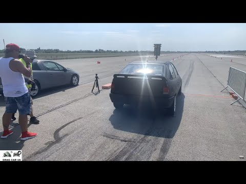 Thumbnail for Opel Kedett 3.2 V6 vs Opel Tigra 3.0 MV6 drag race 1/4 mile 🚦🚗  - 4K by Opel Tigra