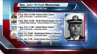 Arizonans pay tribute to Senator John McCain at Phoenix memorial