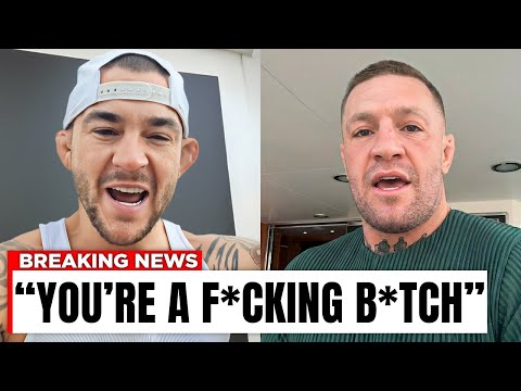 Dustin Poirier CONFRONTS Conor McGregor LIVE!