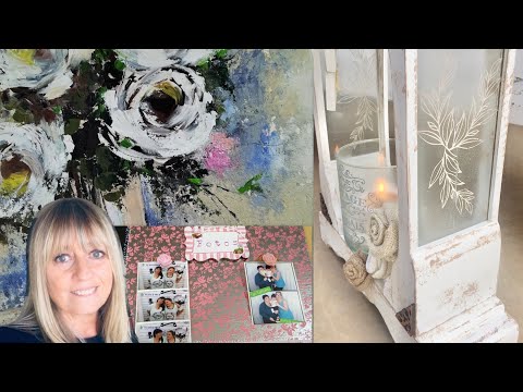 ManosalaObraTv 2020 Programa 24 - Pintar cuadros  con Texturas - Folex - Mueble Lois - Organizador