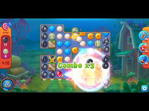 Fishdom. 5742 one shot 🎯 level no boosters and diamonds