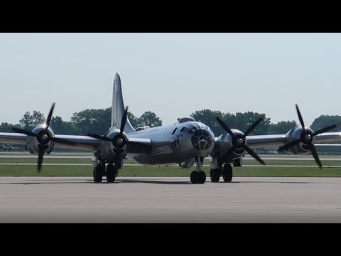 B-29 Superfortress “FIFI” – Engine Warmup – (Video Sequence 2 of 5)