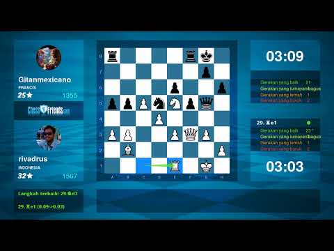 Chess Game Analysis: rivadrus - Gitanmexicano : 1-0 (By ChessFriends.com)