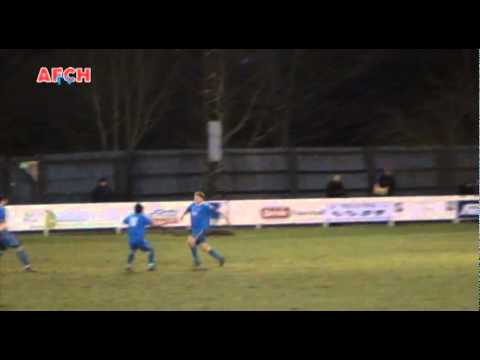 Bury Town 2 AFC Hornchurch 1 (21 Jan 12) - Sands goal