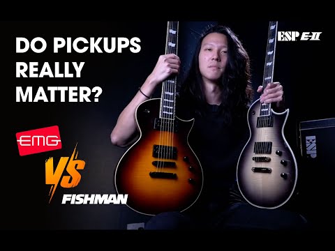 DO PICKUPS REALLY MATTER? | ESP E-II | Fishman vs EMG