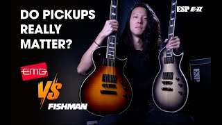 Video thumbnail for DO PICKUPS REALLY MATTER? | ESP E-II | Fishman vs EMG by Music Bliss Malaysia