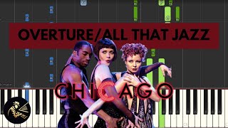 Overture/All That Jazz - Chicago | Piano Accompaniment Tutorial (Synthesia)