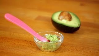 How to Make Avocado Mash for Babies | Baby Food