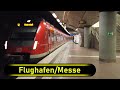 S-Bahn Station Flughafen/Messe - Stuttgart 🇩🇪 - Walkthrough 🚶