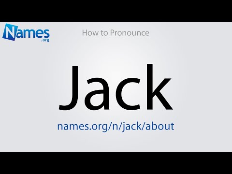 How to Pronounce Jack