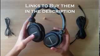 Video thumbnail for Monoprice Hi-Fi Dj Style Over The Ear Pro Headphones - Review ! by DarkCyTic