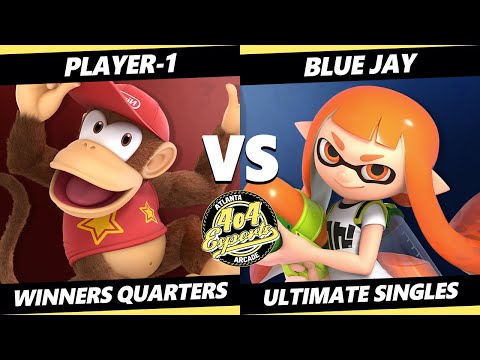 4o4 Smash Night 37 Winners Quarters - Player-1 (Diddy Kong) Vs. Blue Jay (Inkling) SSBU Ultimate