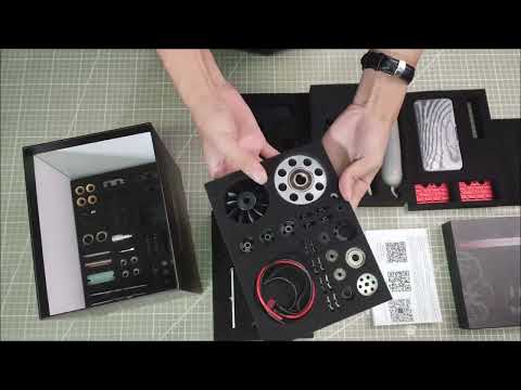 Unboxing B400 Flat-4 Engine Model - EngineDIY