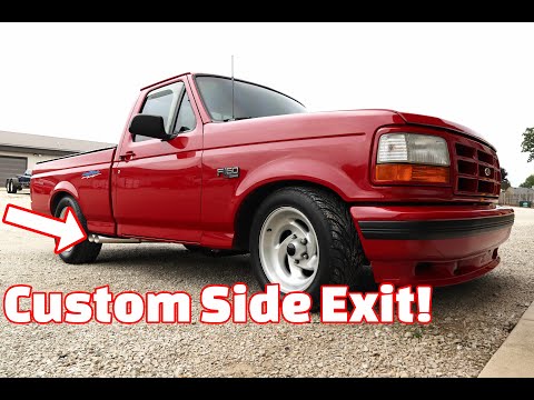 We Finished the Custom Side Exit Exhaust in the Gen 1 Lightning!
