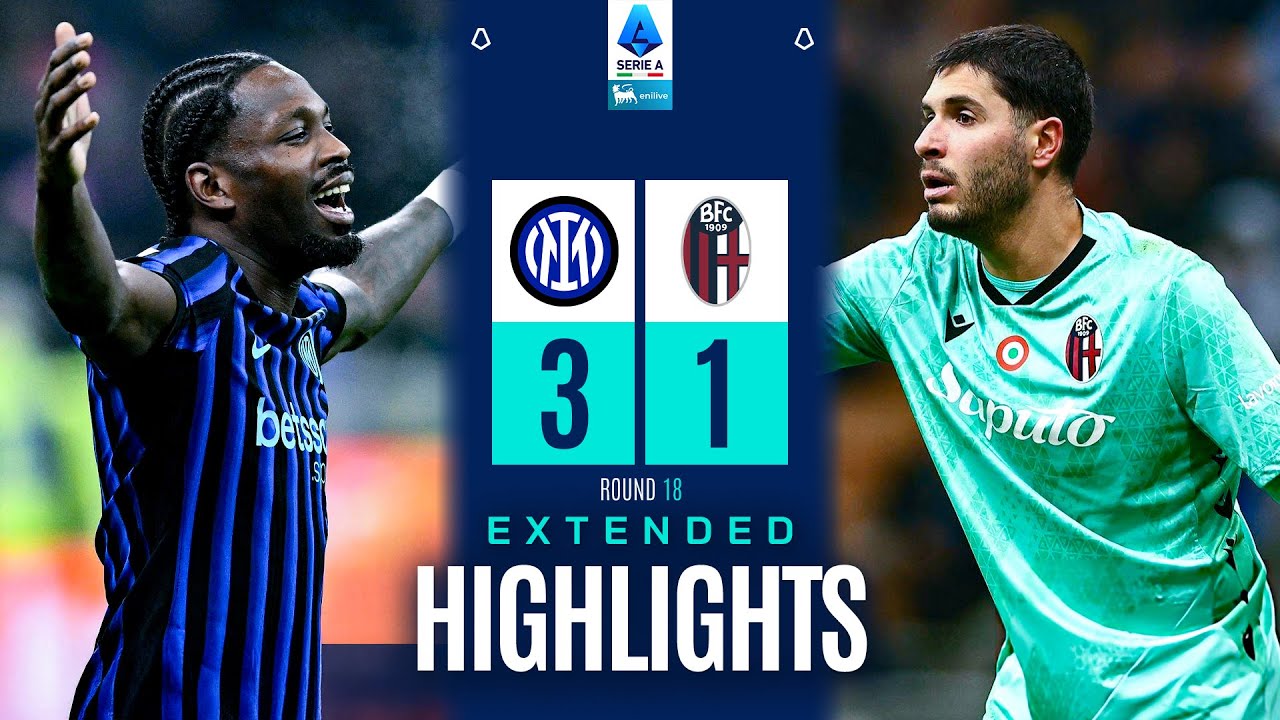 MAXI SINTESI INTER-BOLOGNA 3-1 | EXTENDED HIGHLIGHTS | SERIE A ENILIVE 2025/26